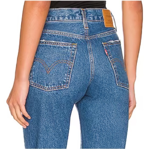 Levi's Premium Wedgie Straight Jeans Size 27 - Picture 6 of 13